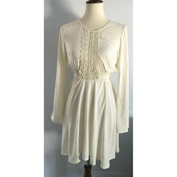 Swell Women's Baja Crochet Detail Cut Out Dress S - Picture 1 of 7